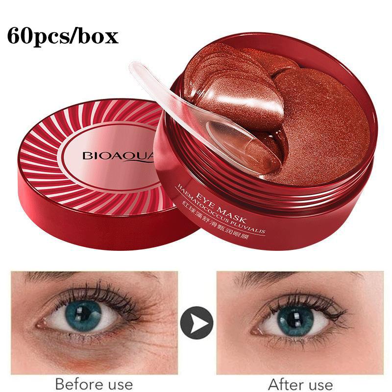 Bioaqua Haematococcus Pluvialis Eye Mask – Hydrogel Under-Eye Patches (60 Pads)