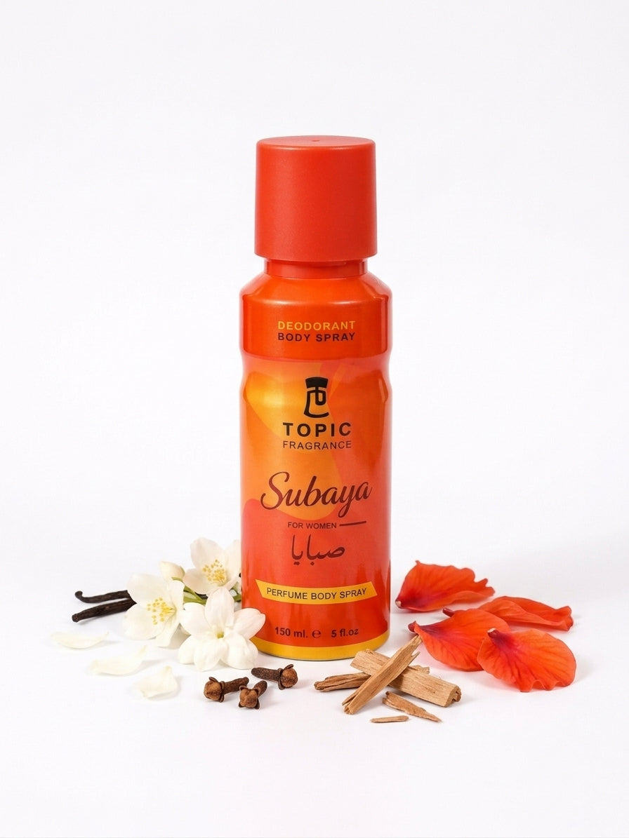 Topic Fragrance Deodorant Body Spray – 150ml