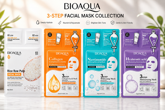 BIOAQUA 3steps Whitening Facial  Mask