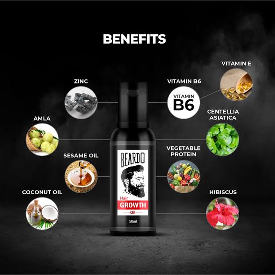 Sadoer Beard & Hair Growth Oil – 50ml