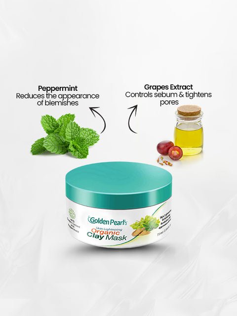 Golden Pearl Skin Lightening Organic Clay mask 75g