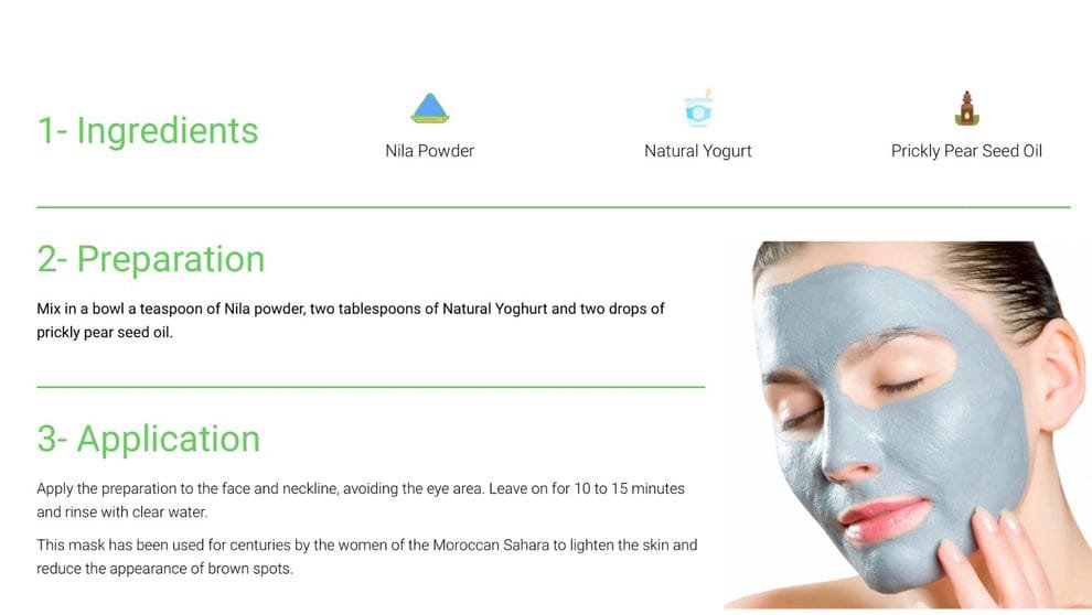 Neela Blue Powder For Skin Lightening 120g - Image 2