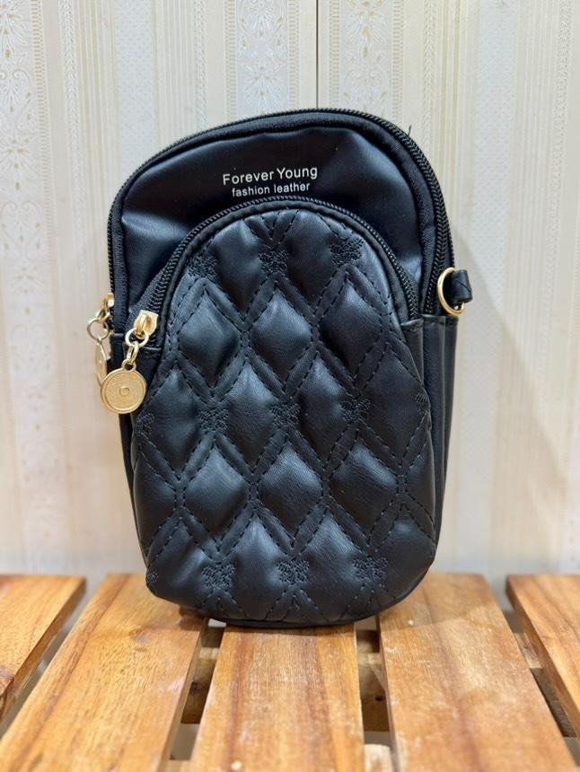 Forever Young Cross Body Bag with Triple Pockets - Image 4