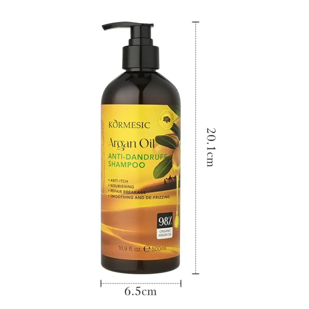 KORMESIC Argan Oil Anti-Dandruff Shampoo 500ml - Image 2