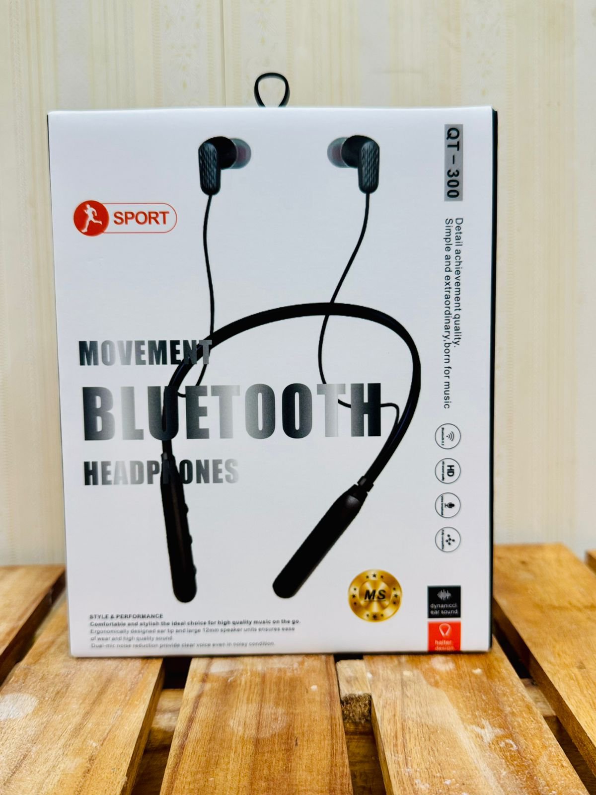 QT-300 Sports Bluetooth Head phone Neckband wireless