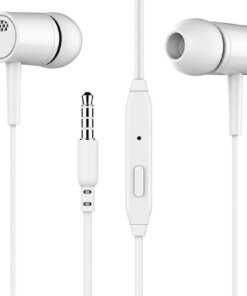 Best Quality Handsfree with Stereo sound android with Silicone Buds (white)