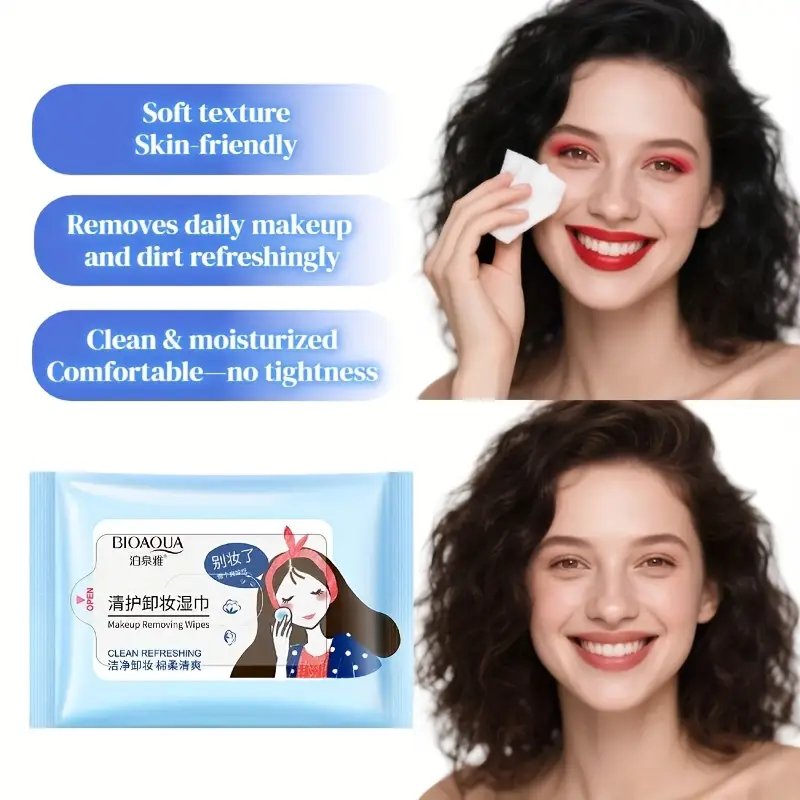 Bioaqua Clean Refreshing Makeup Removing wipes - Image 3