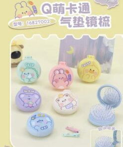 Alternative view of Kids Folding Soft Hair Brush with Mirror