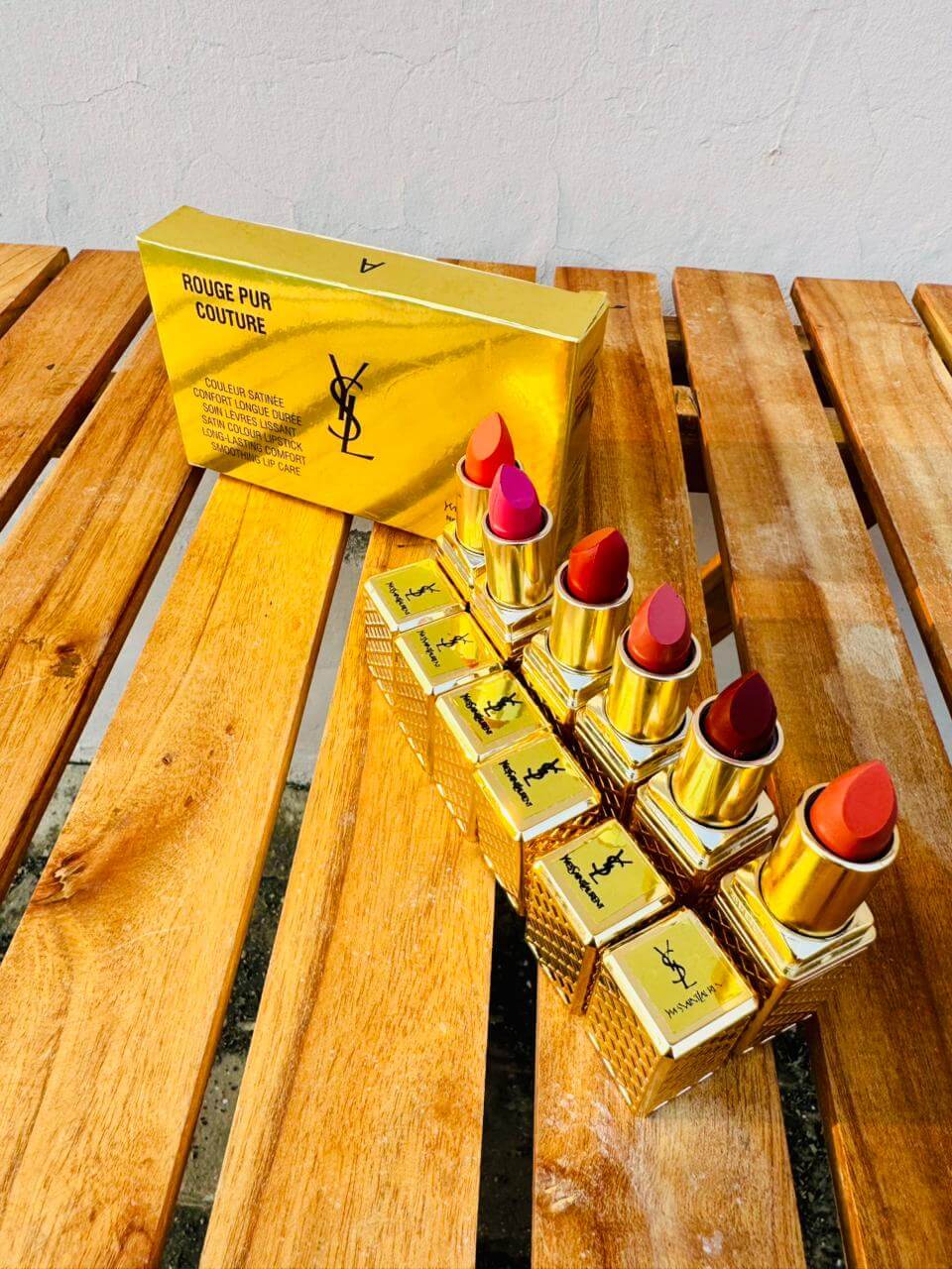 YSL Saint Laurent Stain Smooth Matte Lipstick Set Of 6 - Image 2