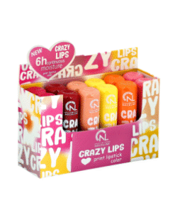 Crazy Lips Fruity Flavour Natural Pink Lip Balm set of 12