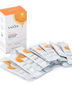SADOER Vitamin C Good Night Sleep Gel Mask – Fresh Orange Essence 4ml × 20 pcs