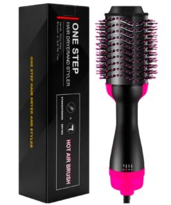 One Step Hot Air Hair Brush 2in1 Dryer Straightener curler