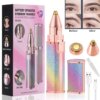 Glow Less Shaver Trimmer Face and Nose Trimmer 2in1 for women  FR-203B