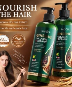 Alternative view of SADOER Ginseng Collagen Smoothing and Nourishing With Herbal Essence 4in1 Hair Shampoo 500ml