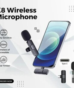 Alternative view of K8 Wireless Bluetooth Clip On Microphone (Single Mic)