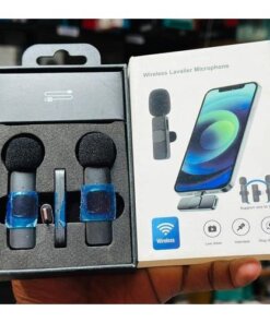 K8 Wireless Bluetooth Clip On Microphone (Double Mic)