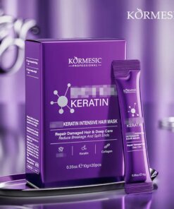 Alternative view of Kormesic Professional Repair Damaged Hair & Deep Care Keratin Intensive Hair Mask Pack of 20 Sachets