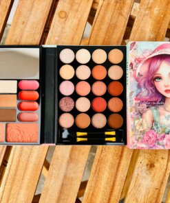 ANYLADY Full Book Makeup Eyeshadow, Blush, Lipstick, Eyebrow and Compact Palette
