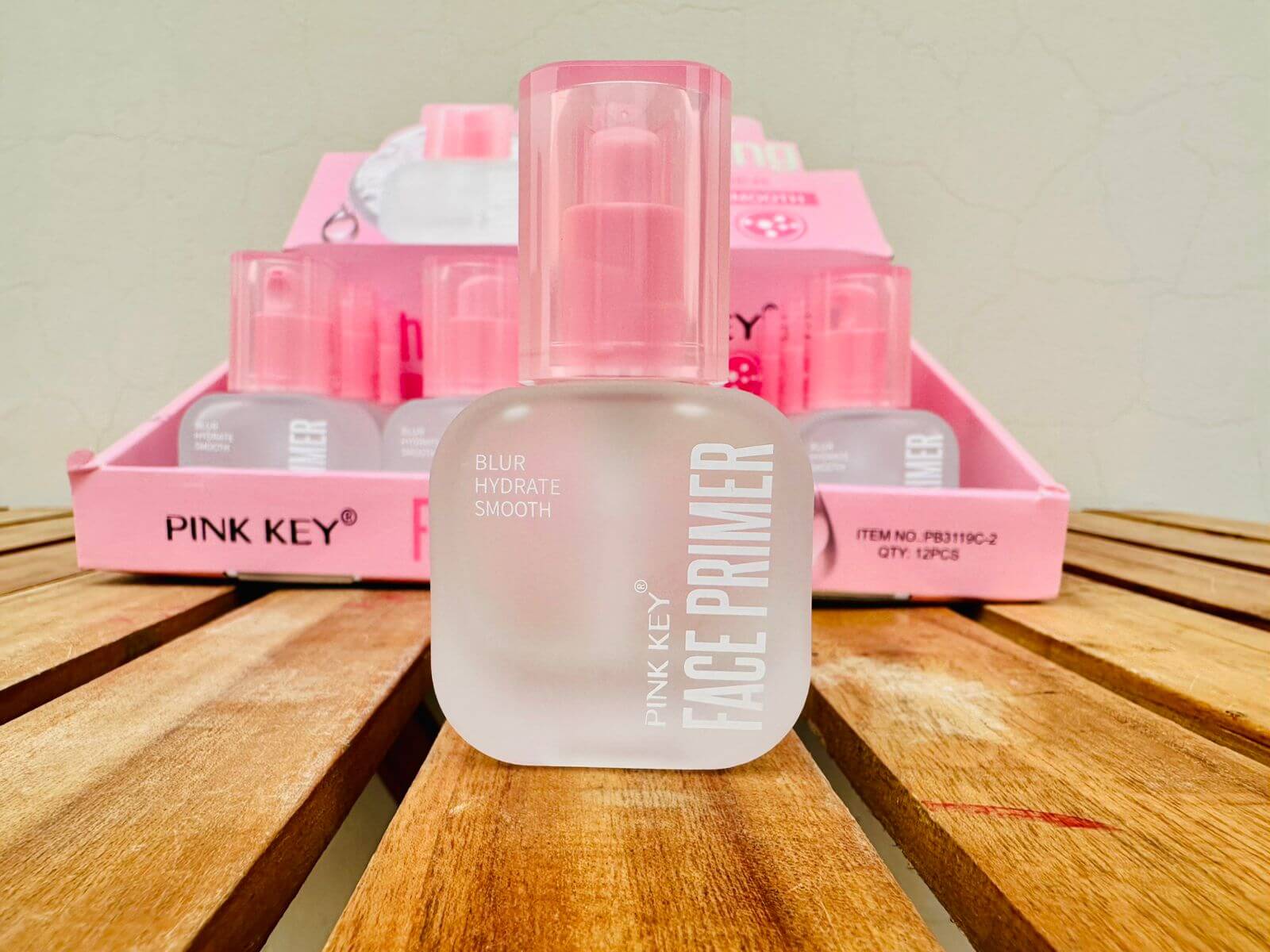 Pink Key Smooth Moisturizing Beauty Hydrating Face Primer - Image 2