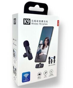 K9 Wireless Bluetooth Clip On Microphone (Double Mic)